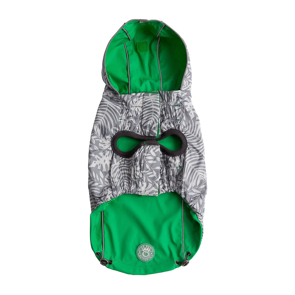 Reversible Elasto-Fit Raincoat - Green - Pawfection