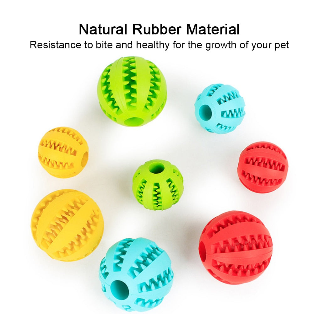 Rubber Balls Chewing Pet Toys - Pawfection